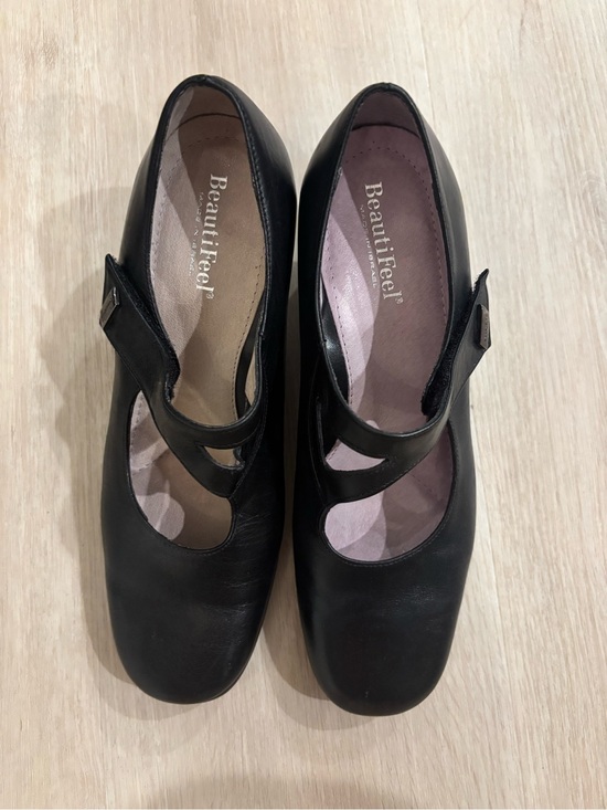 BeautiFeel Shoes - BeautiFeel Women's Black Mary Jane Leather Shoes